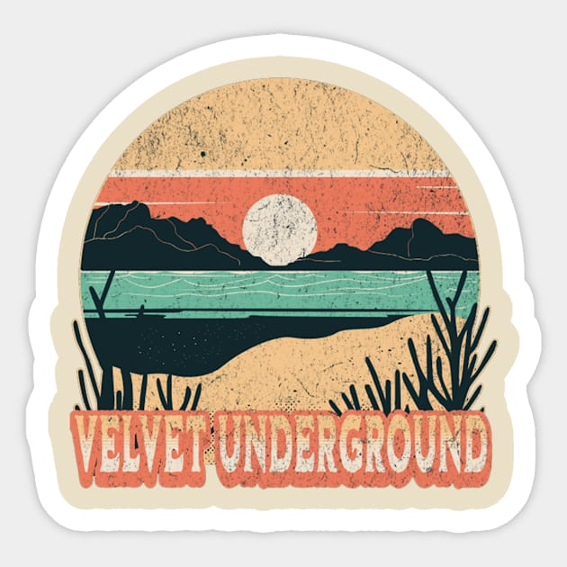 VELVET PARADISE BAND Sticker by Elaia Loelya Art